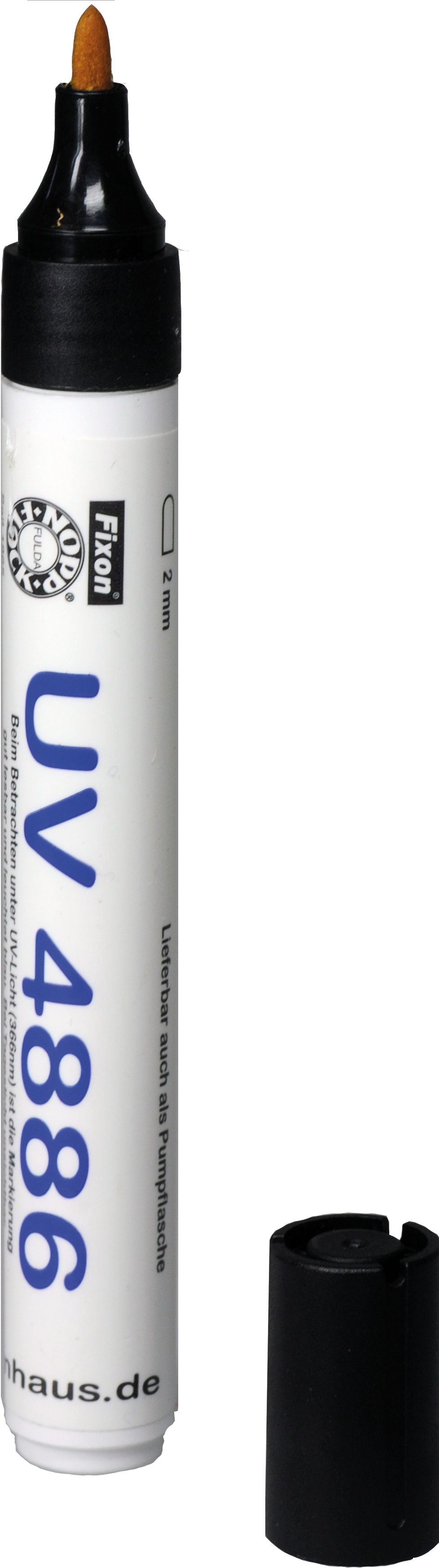 UV-Marker 4886, nicht permanent, wasserlöslich, 2 mm