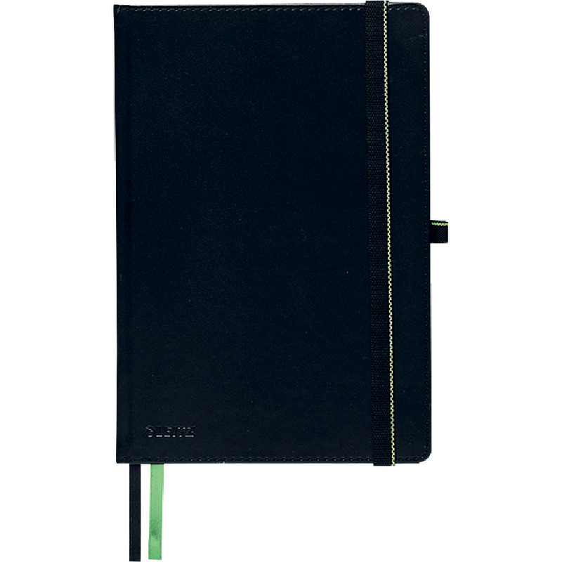 LEITZ Complete Notizbuch, schwarz, DIN A5 kariert, 80 Blatt