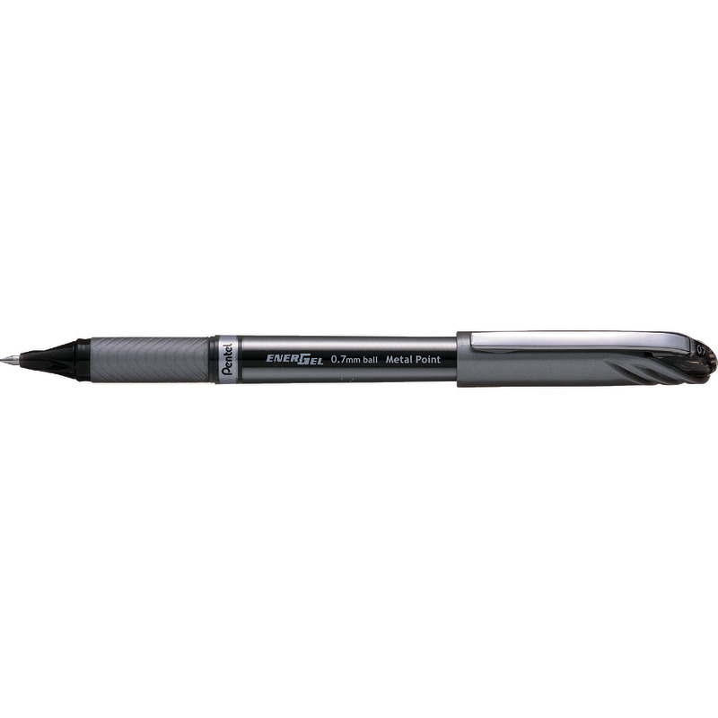 Pentel Gel-Tintenroller EnerGEL PLUS BL27 - schwarz