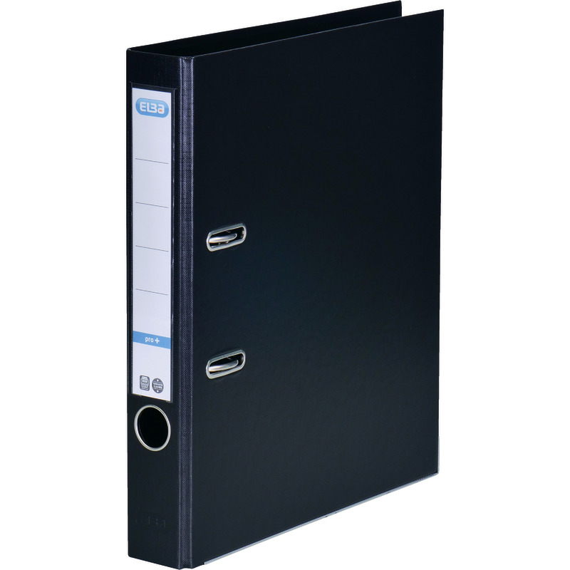 ELBA Kunststoff-Ordner smart PP/PP DIN A4, Rückenbreite 50 mm - schwarz