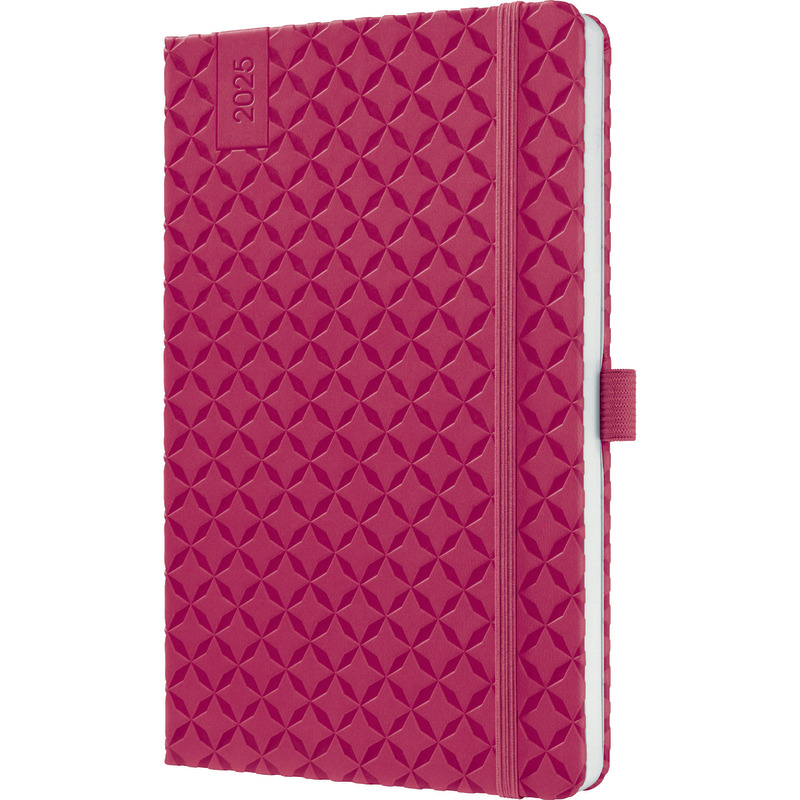 Sigel Wochenplaner Jolie® Hardcover, 2025, ca. DIN A5 - pink