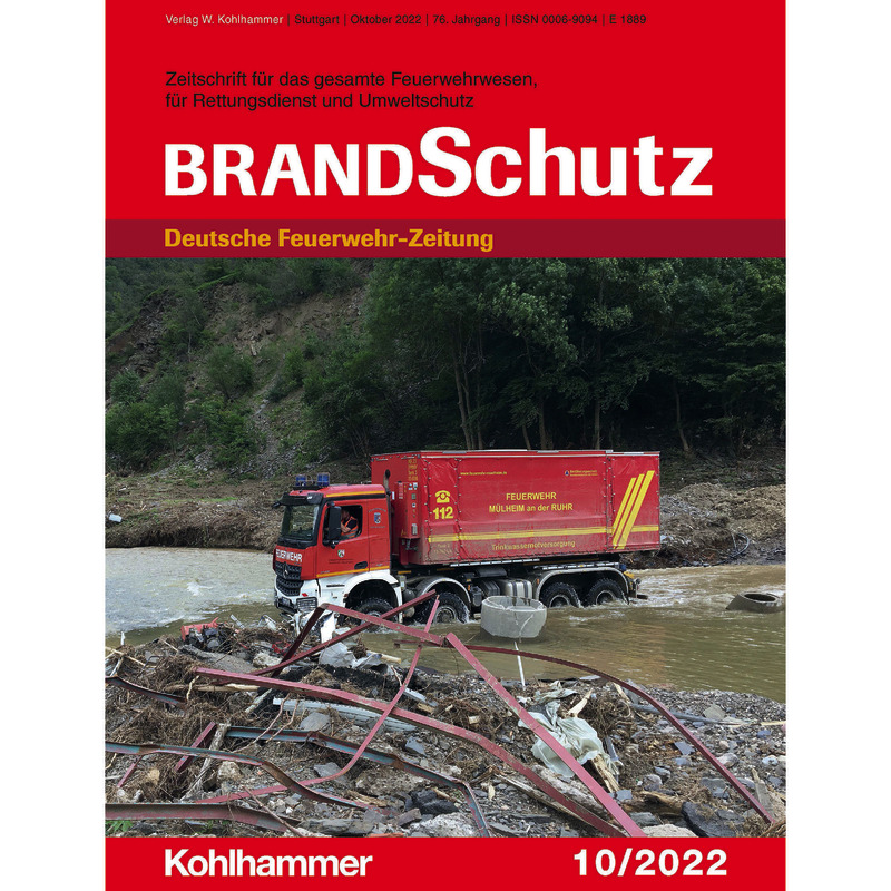BRANDSchutz/Deutsche Feuerwehr-Zeitung - Abonnement BRANDSchutz/Deutsche Feuerwehr-Zeitung - Abonnement
