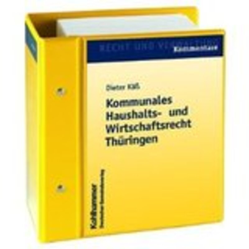 Kommunales Haushalts- und Wirtschaftsrecht Thüringen - mit Fortsetzungsbeug