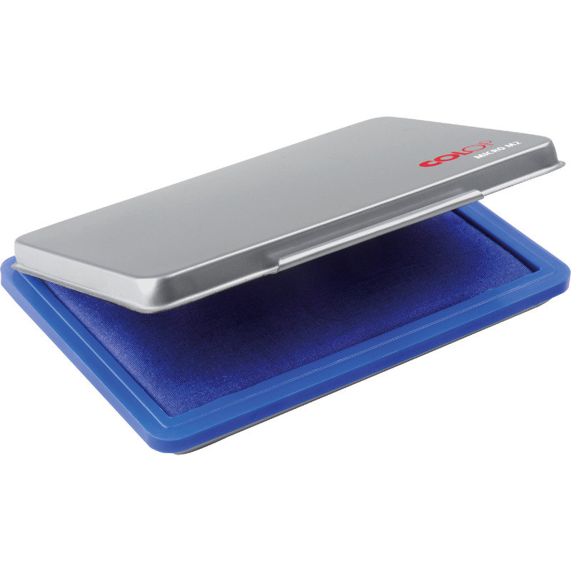 COLOP Stempelkissen Micro 2, hochwertiges Metallgehäuse - blau