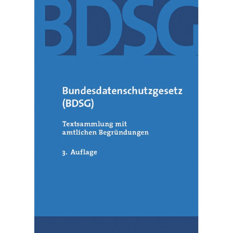 Bundesdatenschutzgesetz (BDSG)