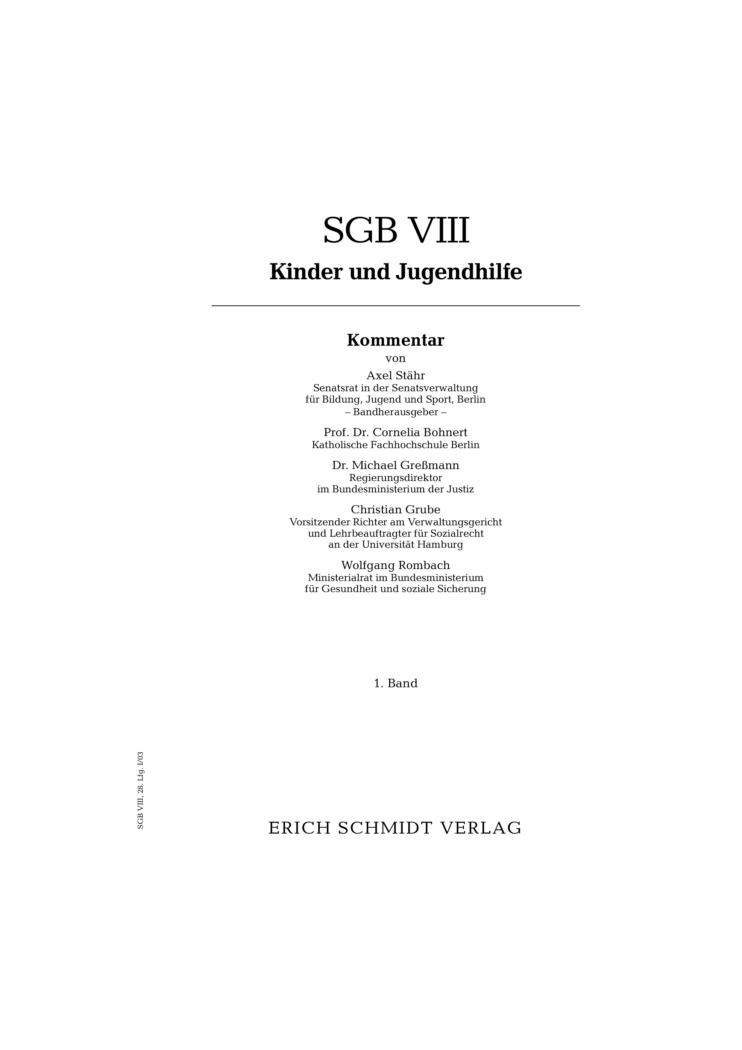 Sozialgesetzbuch (SGB) VIII: Kinder- und Jugendhilfe - mit Fortsetzungsbezug