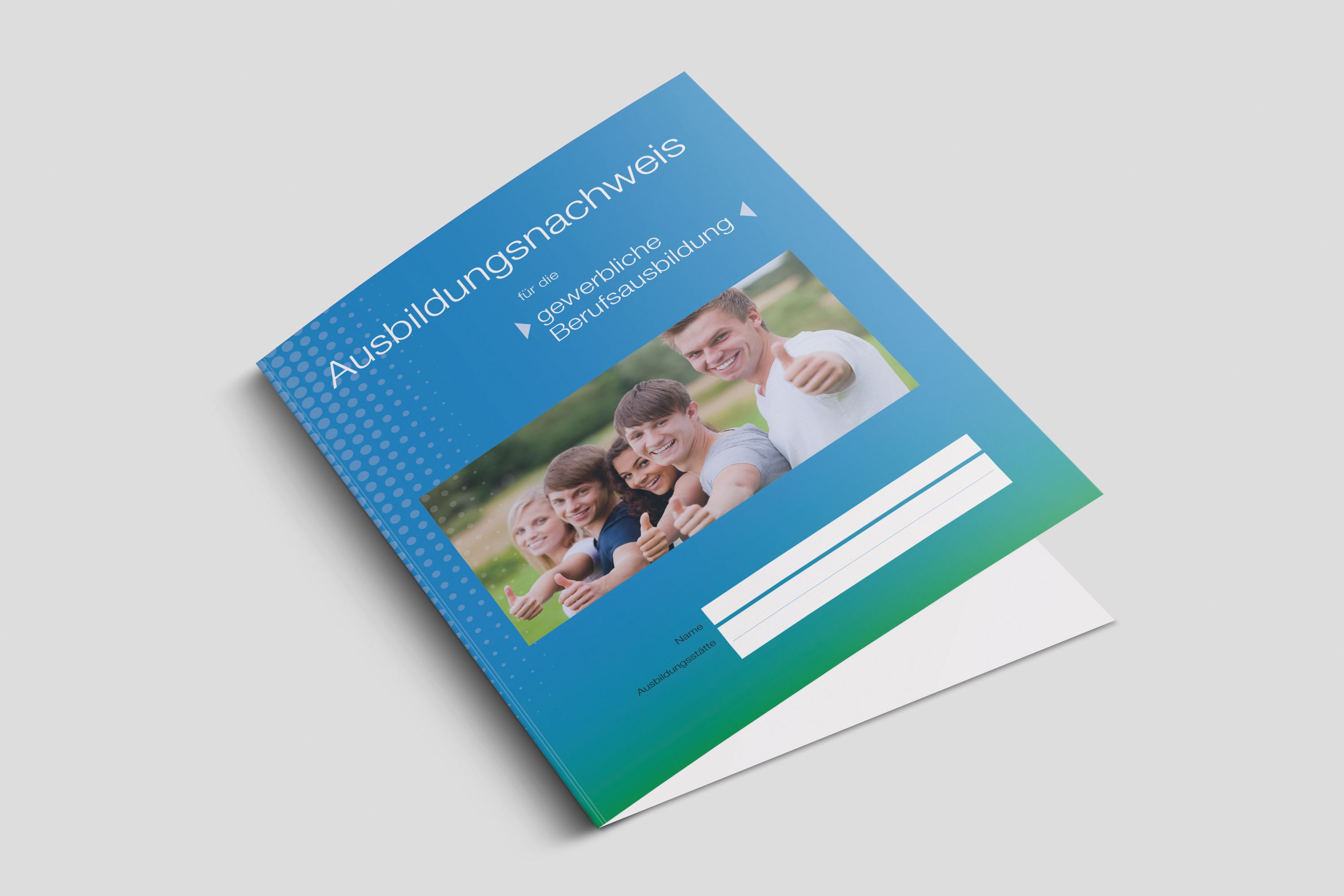 Ausbildungsnachweis gewerblich, Hefter ohne Einlagen