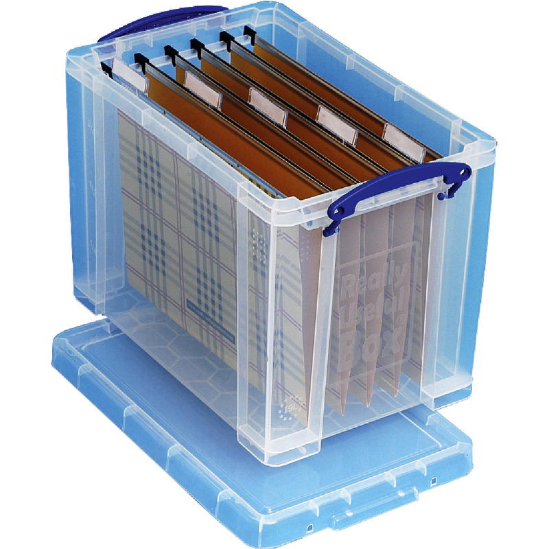 Really Useful Box Transport- und Aufbewahrungsbox mit Deckel, 19 l Really Useful Box Transport- und Aufbewahrungsbox mit Deckel, 19 l