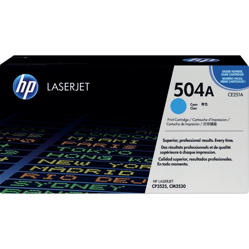 hp ColorSphere Toner CE251A, cyan