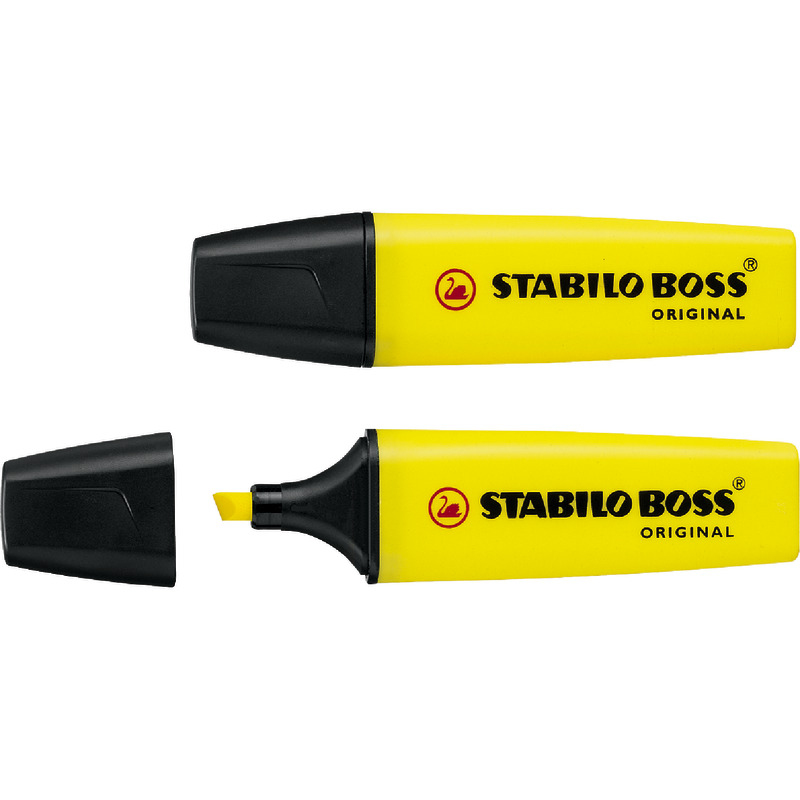 STABILO BOSS Textmarker ORIGINAL, Einzelfarben - gelb