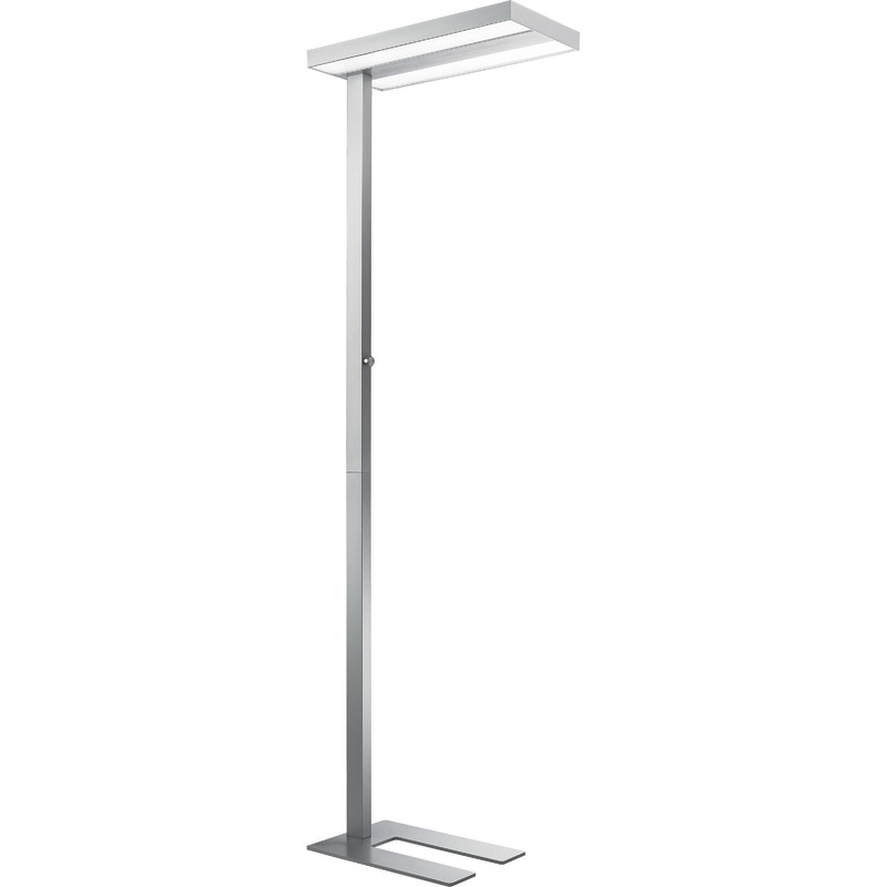 ALCO LED-Stehleuchte 9080, Aluminium, dimmbar, 80 W - silber