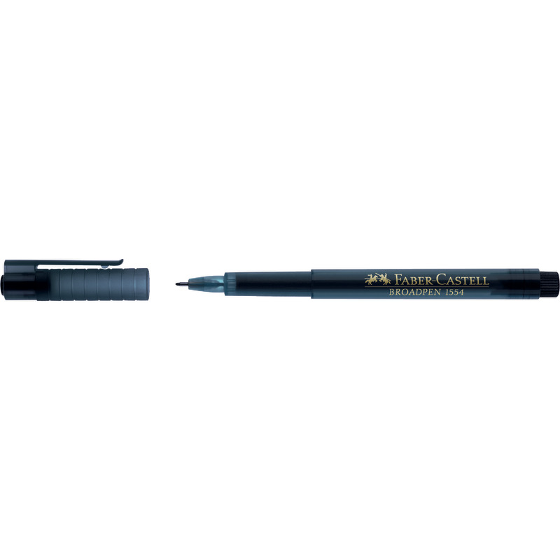 FABER-CASTELL Fineliner BROADPEN Document 1554 - schwarz