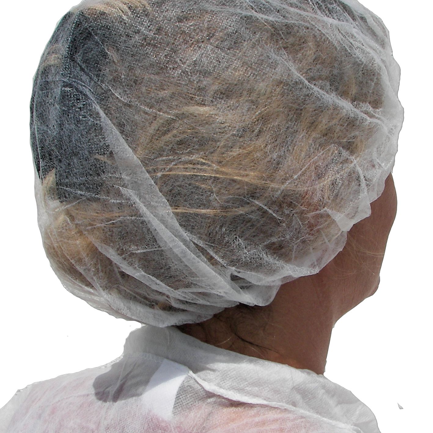 Einmalhaarhaube Barettform, Ø ca. 53 cm, aus Polypropylen-Vlies Packung a 100 Stk.