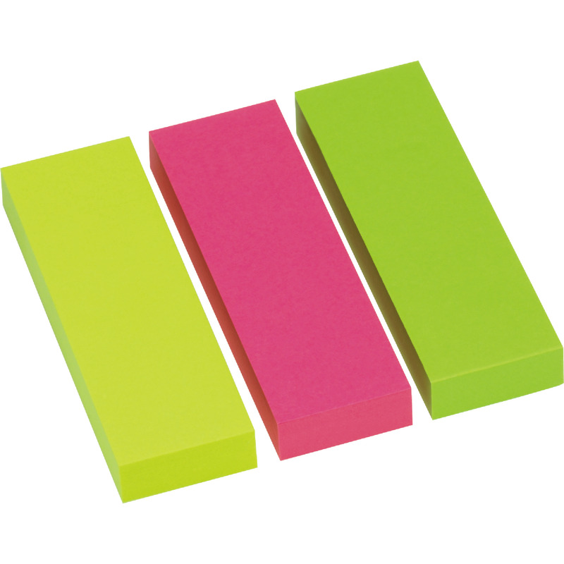 SoldanPlus Page Marker Neon Papier, 25 x 75 mm