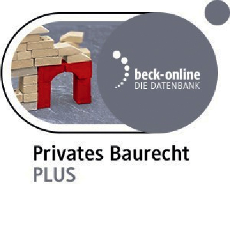 beck-online Fachmodul  Privates Baurecht PLUS