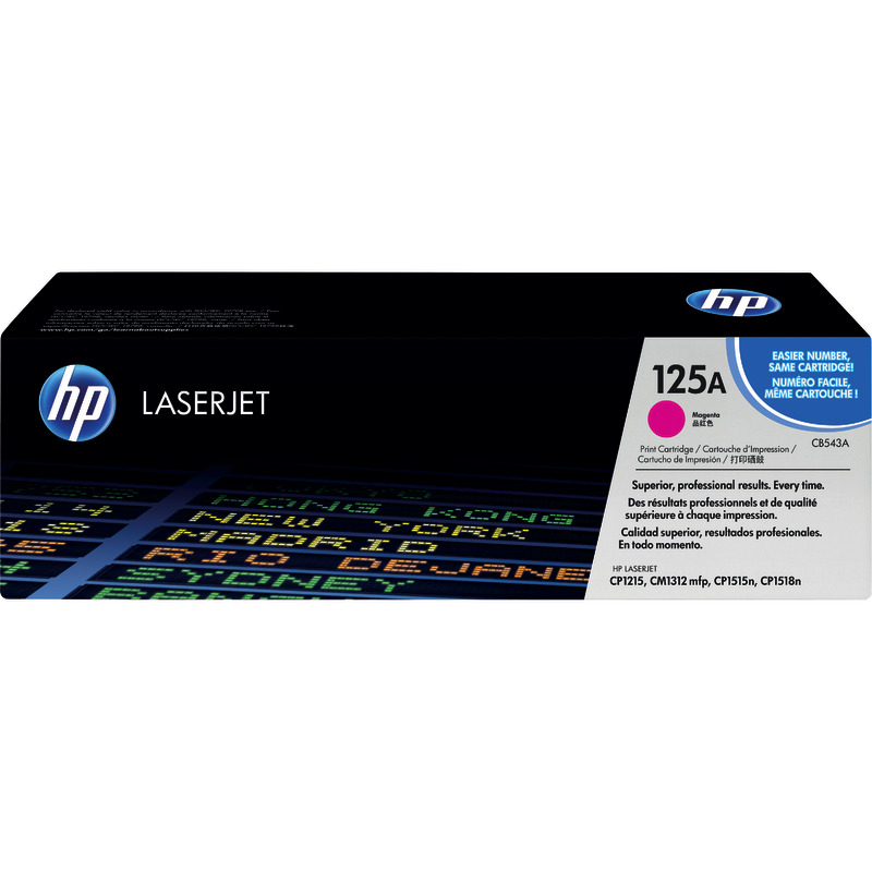 hp ColorSphere Toner CB543A, magenta