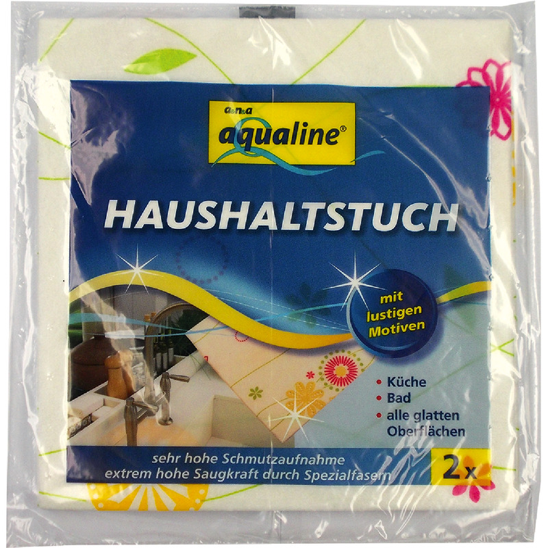 aQualine Haushaltstuch 2018, Packung: 2 Stück