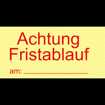 SoldanPlus Bedruckte Haftnotizen: Achtung Fristablauf