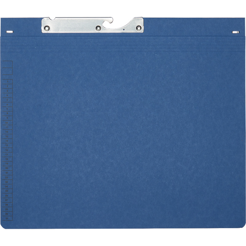 SoldanPlus Pendelhefter BASIC, 1 Abheftvorrichtung, Rechtsheftung, 1 Tasche - blau