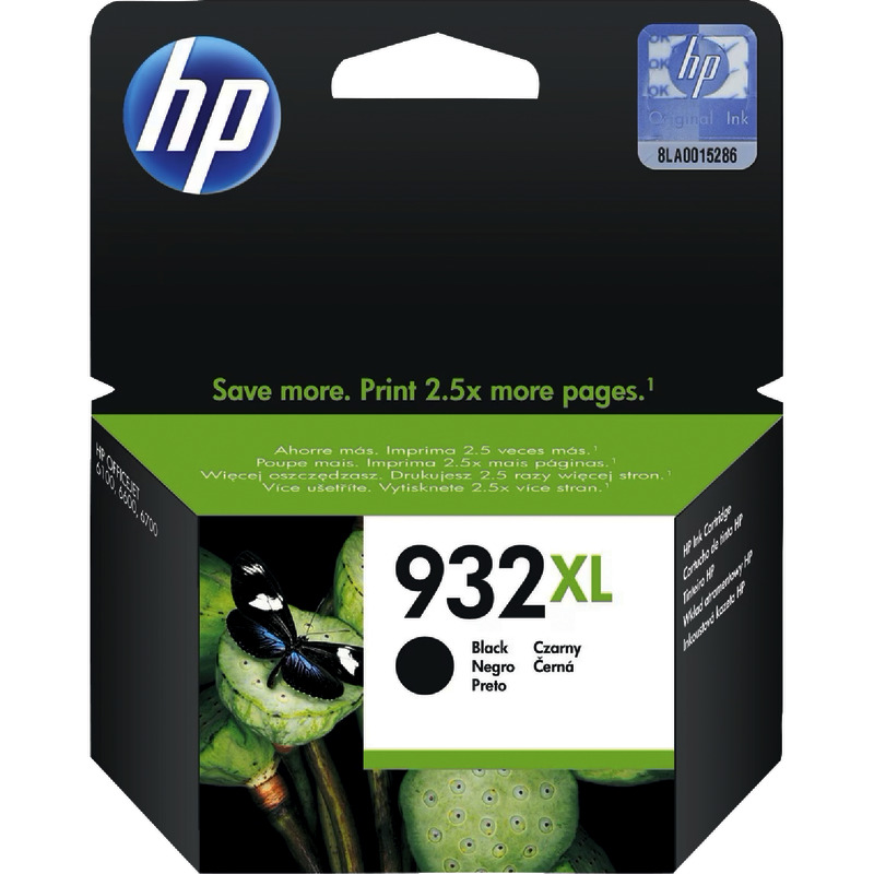 hp Tintenpatrone CN053AE (932XL), schwarz