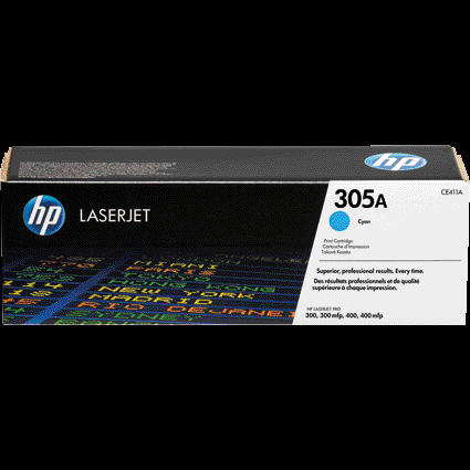 hp ColorSphere Toner CE411A, cyan