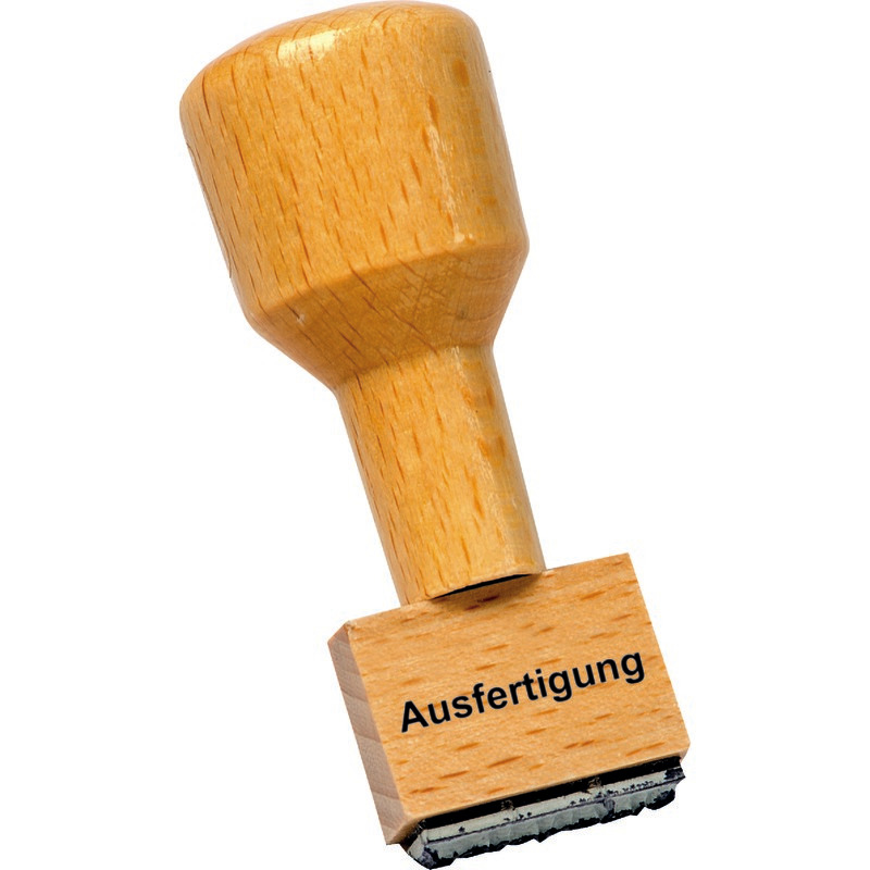 SoldanPlus Holzstempel Ausfertigung