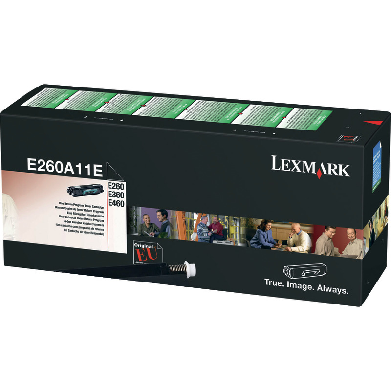 LEXMARK Toner E260A11E, schwarz