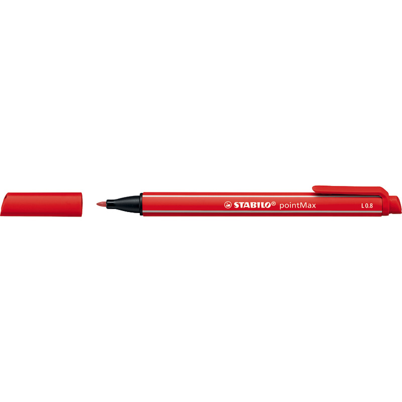 STABILO® Filzstift pointMax, 0, 8 mm - rot