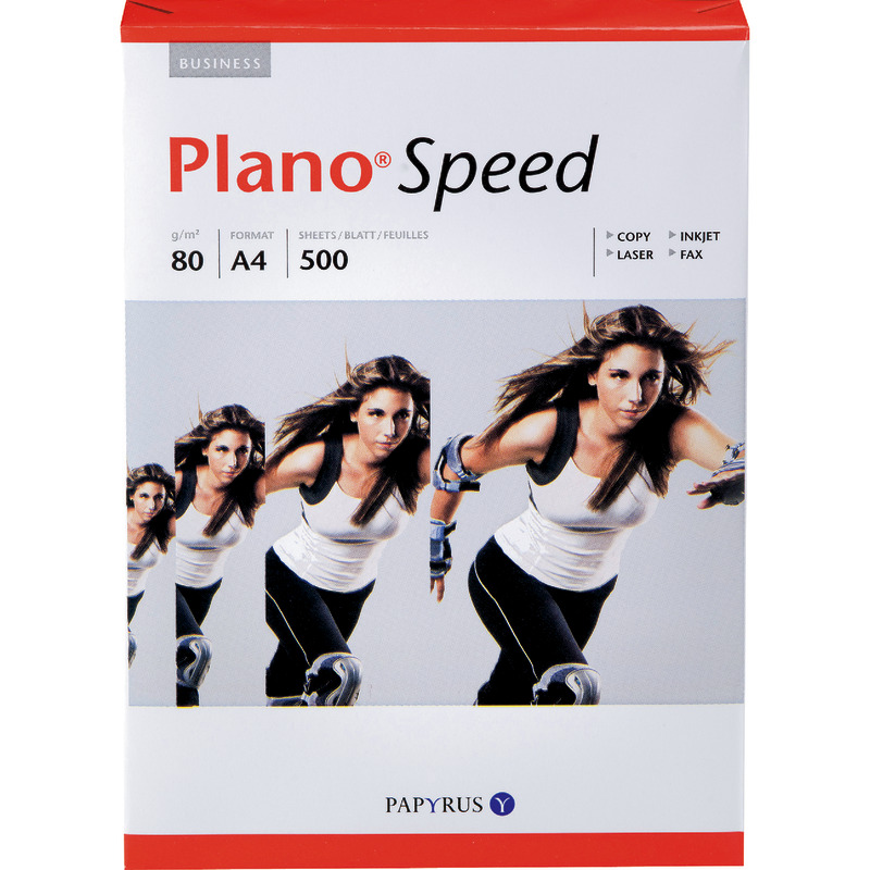 PAPYRUS Kopierpapier Plano® Speed, DIN A4, 80 g/m², Pack: 500 Blatt