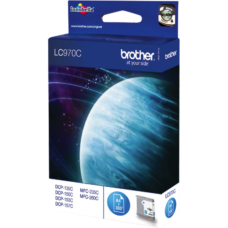 Brother Tintenpatrone LC970C, cyan