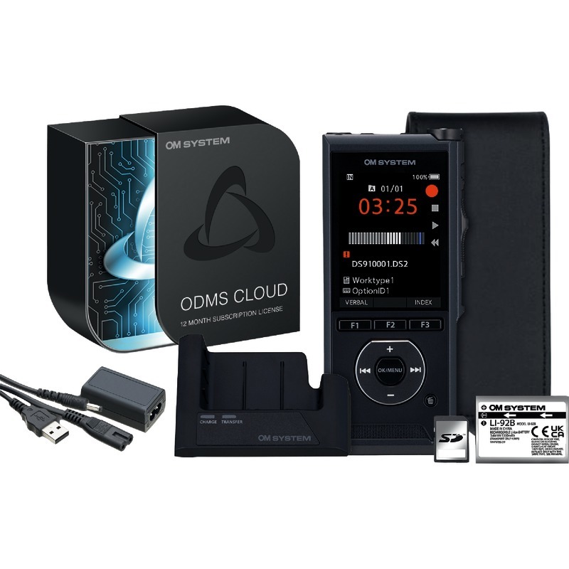 OM SYSTEM Diktiergerät DS-9100 E2 Premium Kit