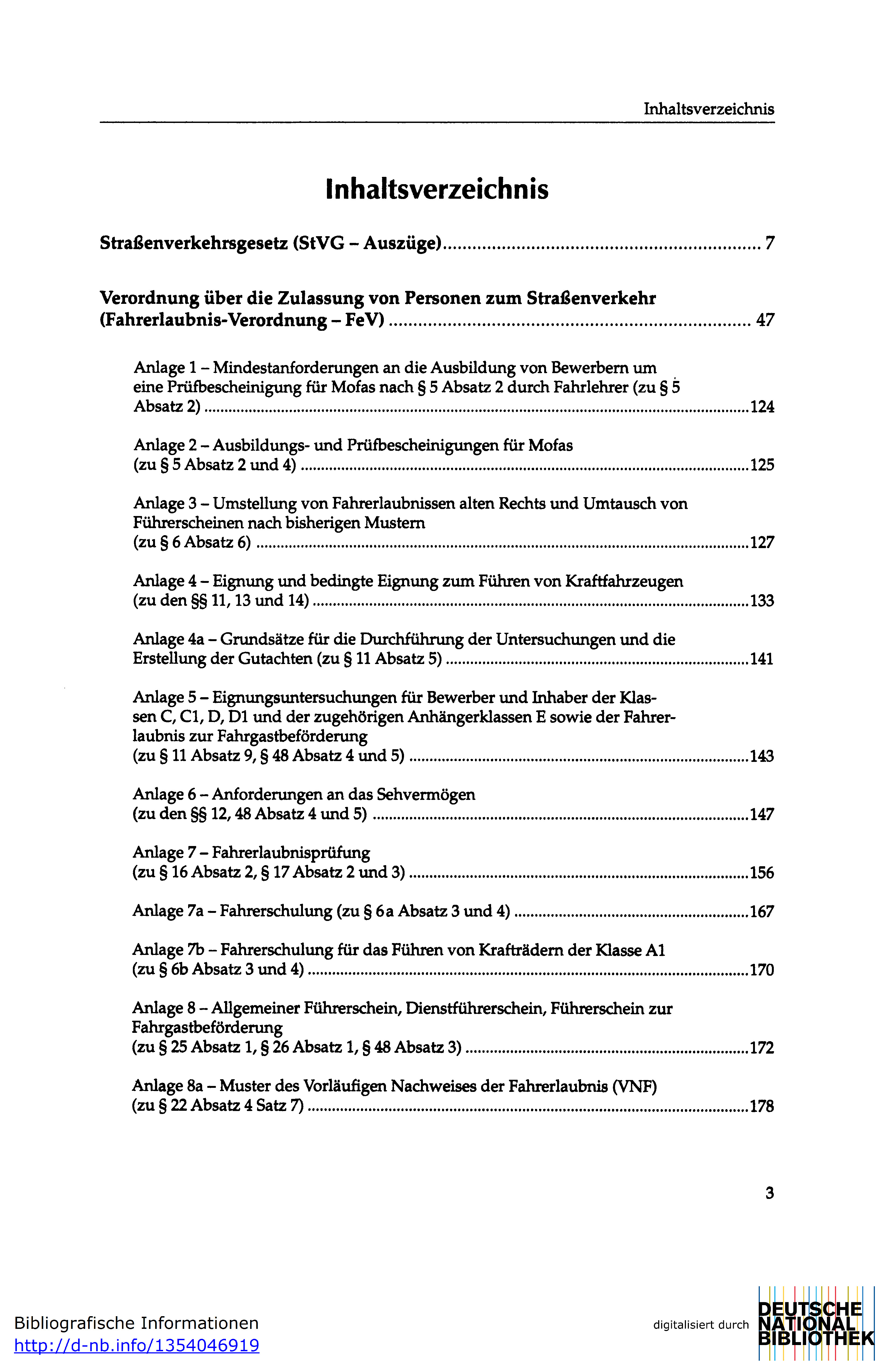 Fahrerlaubnis-Verordnung FeV