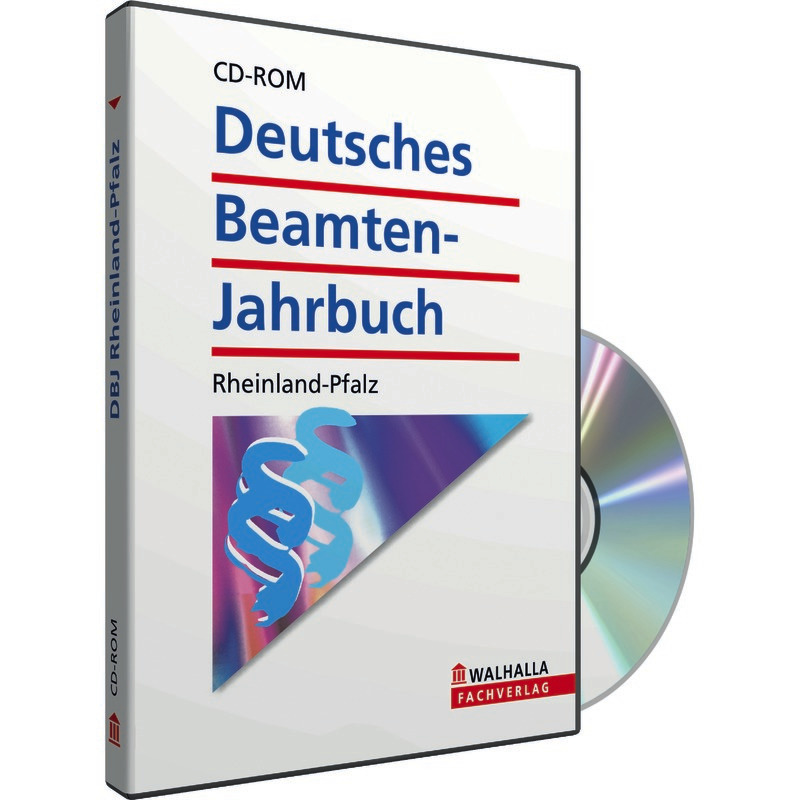 CD-ROM DBJ - Deutsches Beamten-Jahrbuch Rheinland-Pfalz Datenbank (Grundversion) - mit Fortsetzungsbezug