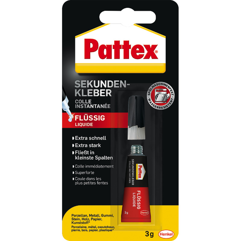 Pattex Sekundenkleber Classic, Inhalt 3 g