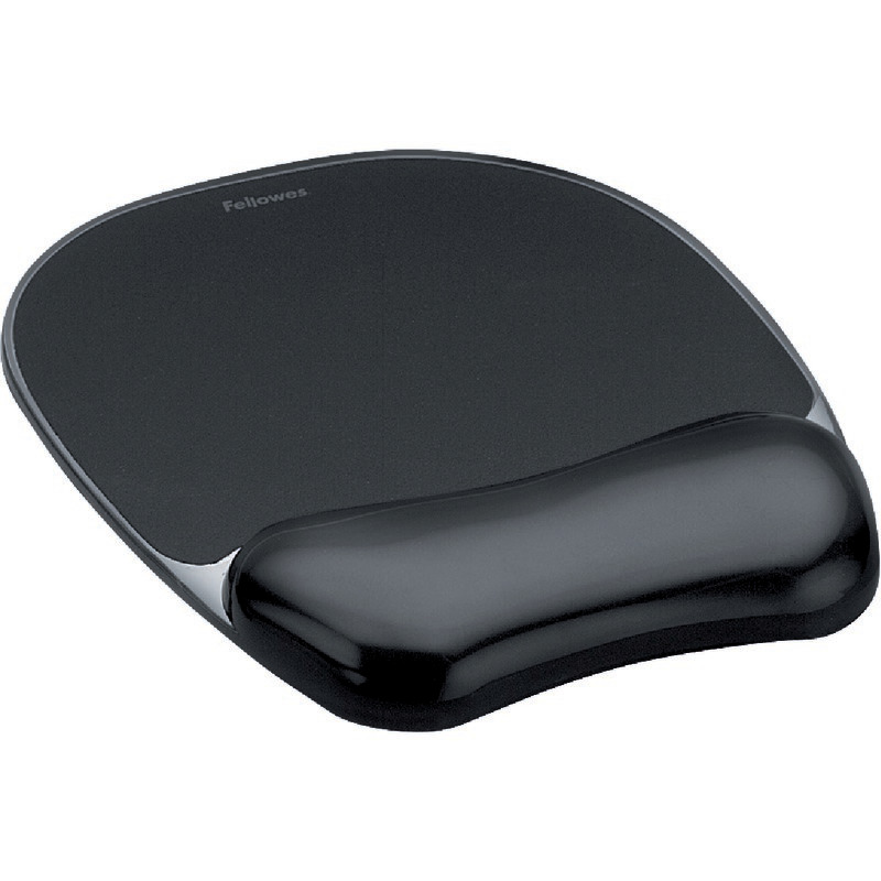 Fellowes Mousepad mit Gel-Handgelenkauflage - schwarz