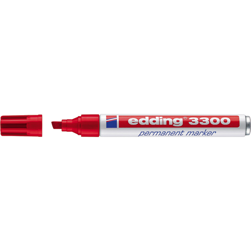 edding Permanentmarker 3300, Einzelfarben - rot