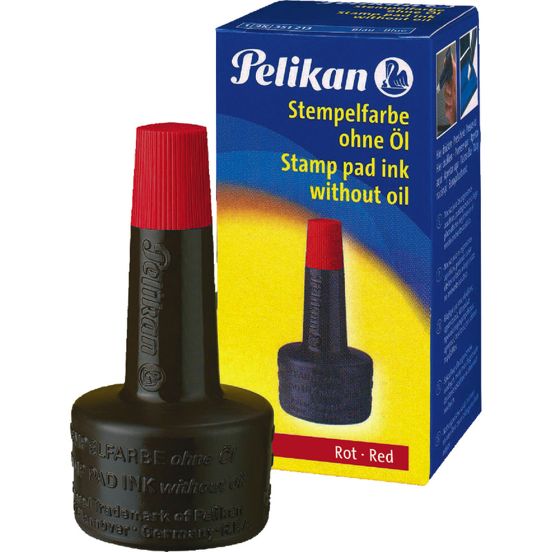 Pelikan Stempelfarbe - rot