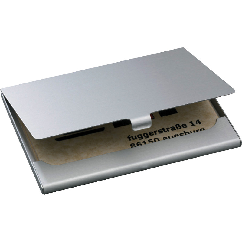 sigel Visitenkartenetui ZV135, Aluminium matt sigel Visitenkartenetui ZV135, Aluminium matt