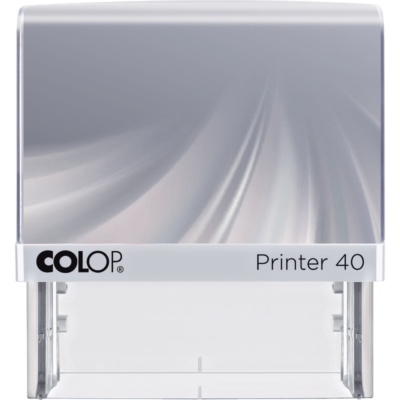 COLOP Selbstfärbender Namensstempel Printer 40, 6-zeilig / 23 x 59 mm