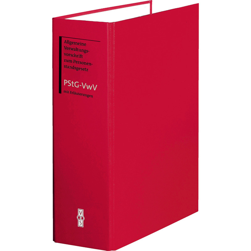 Allgemeine Verwaltungsvorschrift zum Personenstandsgesetz - mit Fortsetzungsbezug
