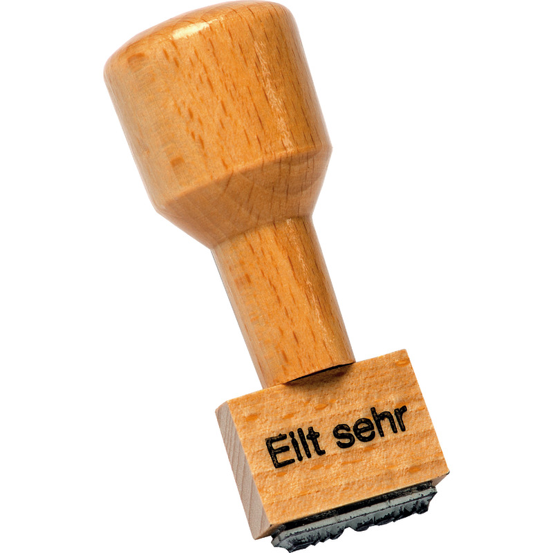 SoldanPlus Holzstempel Eilt sehr