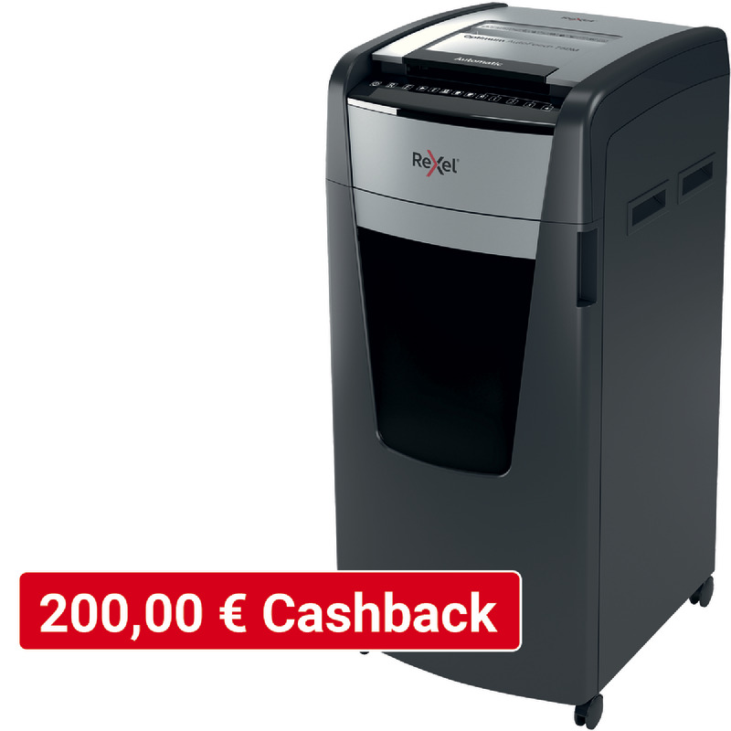 Rexel Aktenvernichter Optimum AutoFeed+ 750M, Sichherheitsstufe P-5