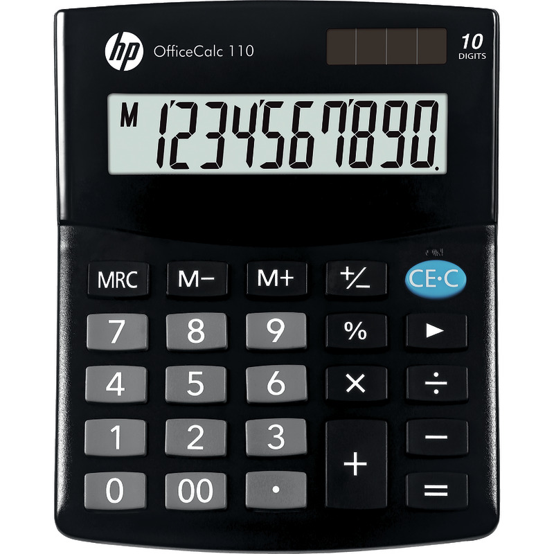 HP Tischrechner OfficeCalc 110 lite series, 10 Ziffern