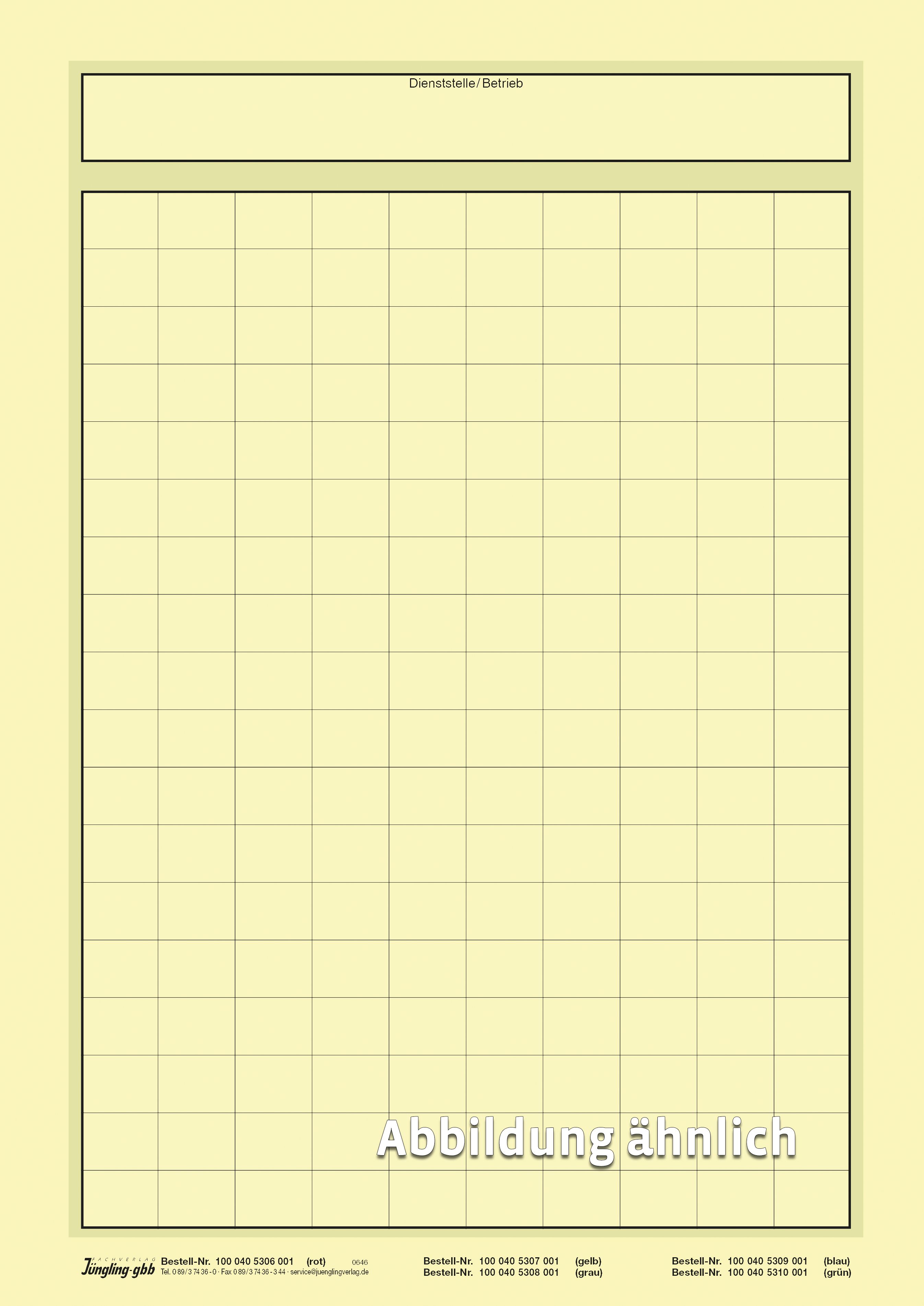 Umlaufmappe A4, gelb