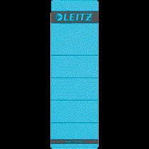 LEITZ Rückenschilder 1642, selbstklebend, für Rückenbreite 80 mm, kurz - blau