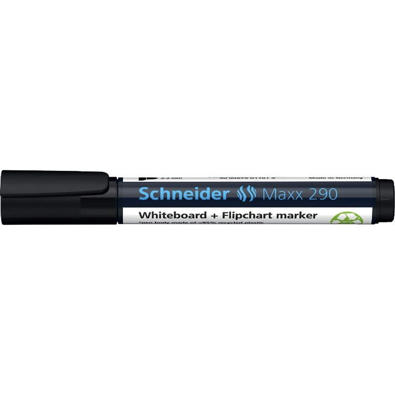 SCHNEIDER Flip-Chart- und Boardmarker Maxx 290, Einzelfarben - schwarz