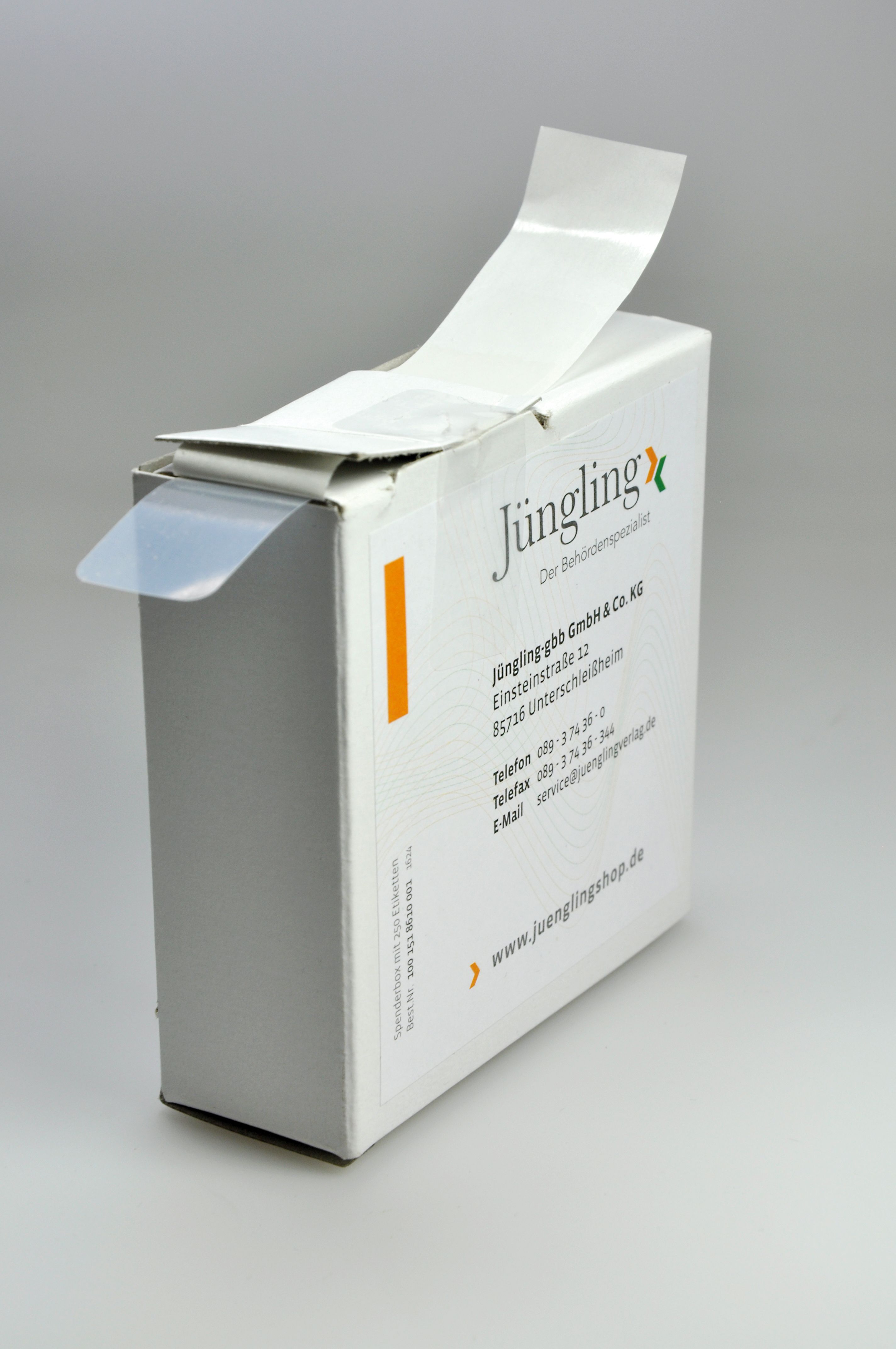 Schutzfolie für Adressaufkleber Personalausweis, 250 Stück