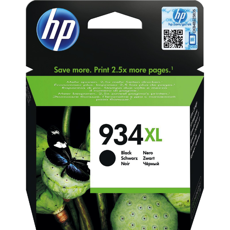 hp vivera Tintenpatrone C2P23AE (934XL), schwarz