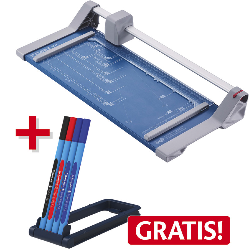 DAHLE Rollenschneider 507, 3.Generation + Schneider Slider Edge XB Etui GRATIS