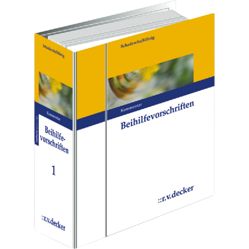 Beihilfevorschriften - ohne Fortsetzungsbezug